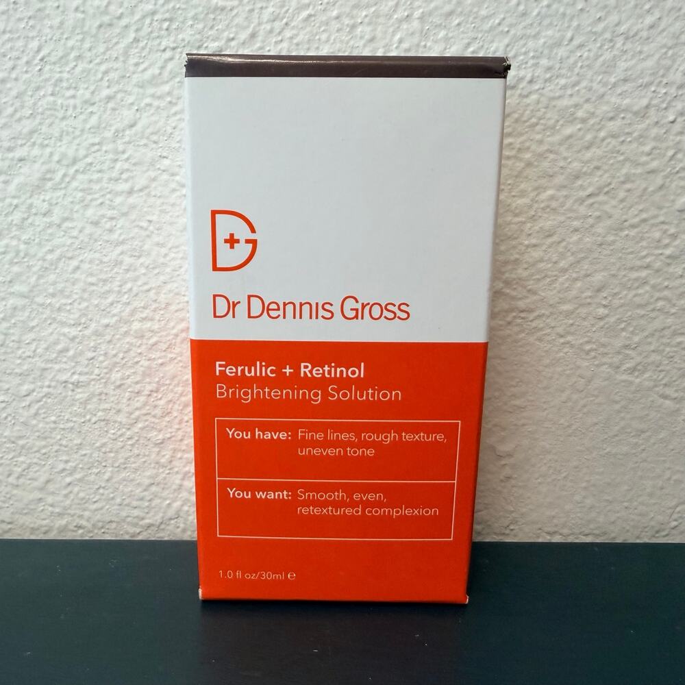 Dr Dennis Gross Ferulic + Retinol Brightening Solution Fine Lines, Texture 1 oz
